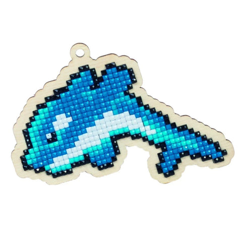 Diamond mosaic souvenir Dolphin Flipper WW120 - Hobby.lt