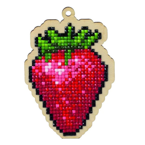 Diamond mosaic souvenir Strawberry WW124 - Hobby.lt