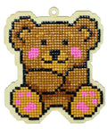 Diamond mosaic souvenir Teddy WW126 - Hobby.lt