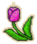 Diamond mosaic souvenir Tulip WW136 - Hobby.lt