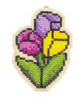 Diamond mosaic souvenir Tulips WW173 - Hobby.lt