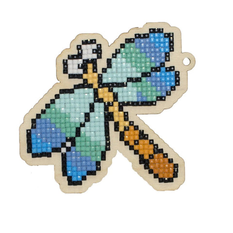 Diamond mosaic souvenir Dragonfly WW196 - Hobby.lt