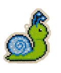 Diamond mosaic souvenir Blue Snail WW265 - Hobby.lt