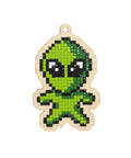 Diamond mosaic souvenir Green Alien WW273 - Hobby.lt