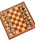 DOGS vs CATS: Unique Handpainted Chess with Leatherette Chessboard - Hobby.lt 🇬🇧