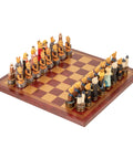 DOGS vs CATS: Unique Handpainted Chess with Leatherette Chessboard - Hobby.lt 🇬🇧