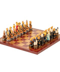 DOGS vs CATS: Unique Handpainted Chess with Leatherette Chessboard - Hobby.lt 🇬🇧