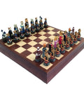 DOGS vs CATS Chess Walnut