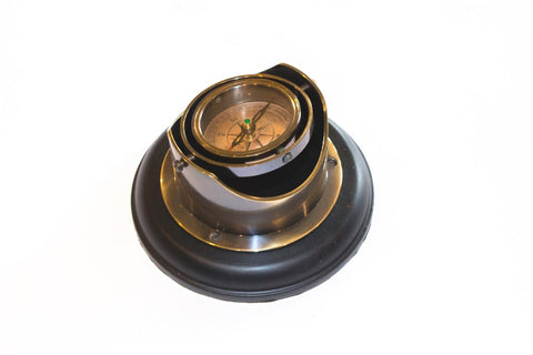 Dollond compass on wooden base COM-0254