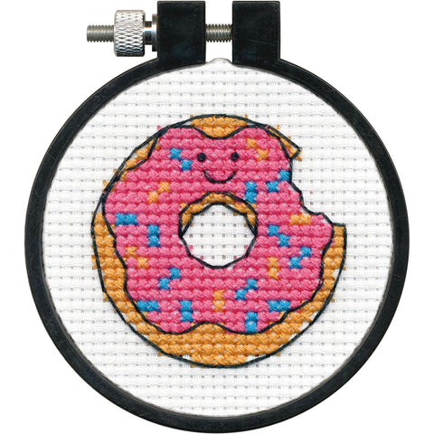 Donut (7.6 cm) - Cross Stitch Kit by DIMENSIONS