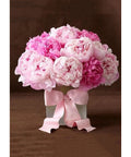Diamond Painting Kit Peonies with Ribbon WD003