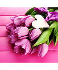 Diamond Painting Kit Tulips and Love WD022