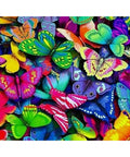 Diamond Painting Kit Rainbow Butterflies WD057