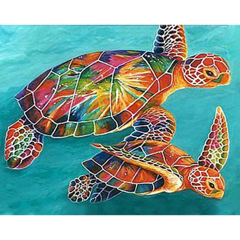 Diamond Painting Kit Sea Turtles WD064