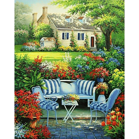 Diamond Painting Kit Flower Garden WD097