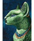 Diamond painting kit Emerald Cat WD141 - Hobby.lt