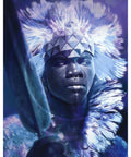 Diamond painting kit King of Africa WD144 - Hobby.lt
