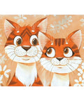 Diamond painting kit Cats in Love WD192 - Hobby.lt