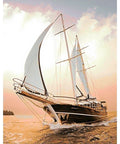 Diamond painting kit Yacht WD227 - Hobby.lt