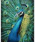 Diamond painting kit Peacock WD231 - Hobby.lt