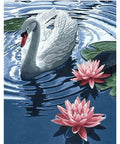 Diamond painting kit Princess Swan WD241 - Hobby.lt