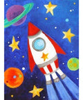 Diamond painting kit Space Ship WD275 - Hobby.lt