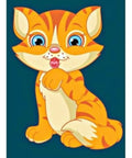 Diamond painting kit Kitten WD301 - Hobby.lt