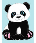 Diamond painting kit Panda WD303 - Hobby.lt
