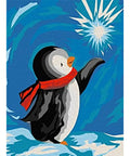 Diamond painting kit Penguin WD306 - Hobby.lt