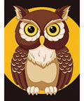 Diamond painting kit Night Owl WD308 - Hobby.lt