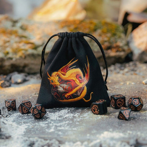 Dragon Black adorable Dice Bag black and multicolor - Hobby.lt 🇬🇧