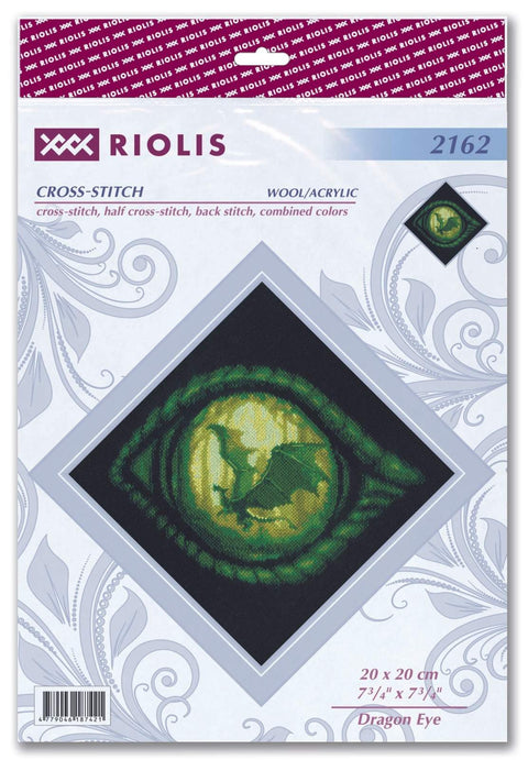 Dragon Eye. Cross Stitch kit by RIOLIS Ref. no.: 2162 - Hobby.lt 🇬🇧