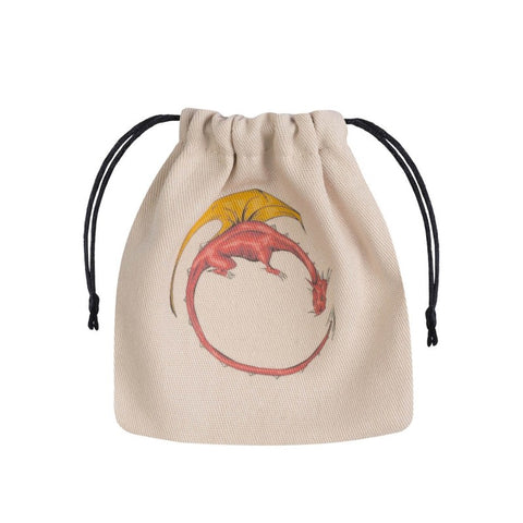 Dragon Dice Bag Beige and multicolor