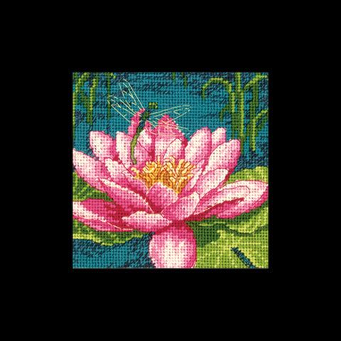 Dragonlily (12.7 x 12.7 cm) - Cross Stitch Kit by DIMENSIONS