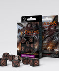 Dragons Modern Dice Set Black and copper - Hobby.lt 🇬🇧