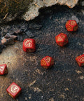 Dragons Modern Dice Set red and gold - Hobby.lt 🇬🇧