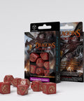 Dragons Modern Dice Set red and gold - Hobby.lt 🇬🇧