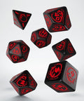 Dragons RPG Dice Set black and red - Hobby.lt 🇬🇧