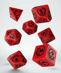 Dragons RPG Dice Set red and black - Hobby.lt 🇬🇧