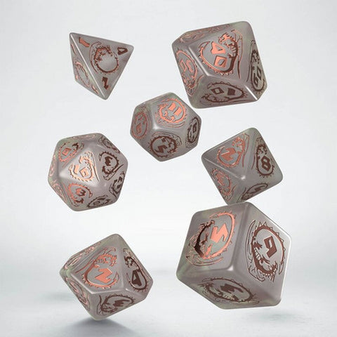 Dragons Rpg Dice Set Quartz