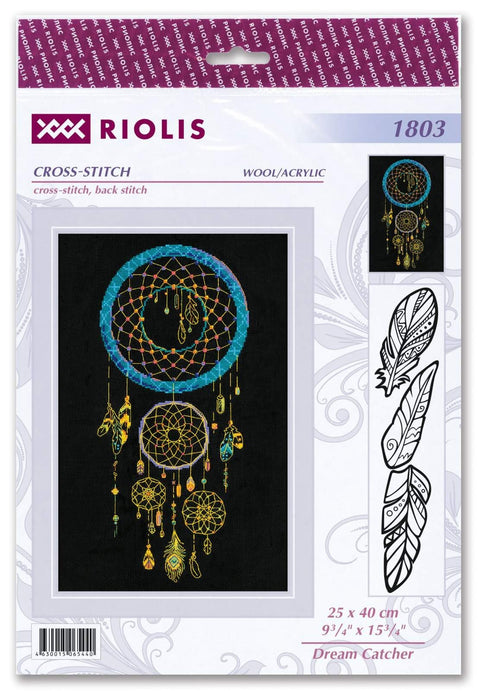 Dream Catcher cross stitch kit by RIOLIS Ref. no.: 1803 - Hobby.lt 🇬🇧