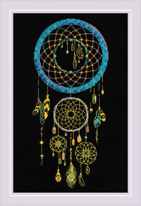 Dream Catcher cross stitch kit by RIOLIS Ref. no.: 1803 - Hobby.lt 🇬🇧