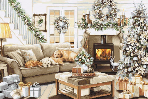 Dreaming of a White Christmas SB2393 - Cross Stitch Kit - Hobby.lt 🇬🇧