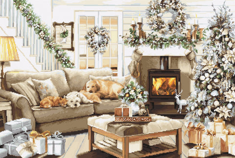 Dreaming of a White Christmas SB2393 - Cross Stitch Kit - Hobby.lt 🇬🇧