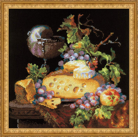 Dutch Still Life - Cross Stitch Kit from RIOLIS Ref. no.:1659 - Hobby.lt 🇬🇧