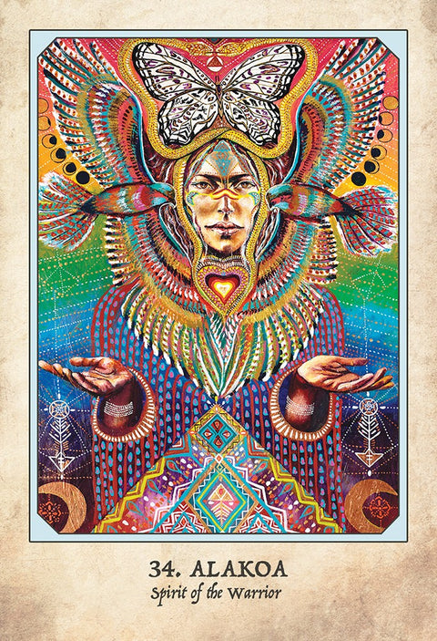 Earth Warriors Oracle cards Blue Angel