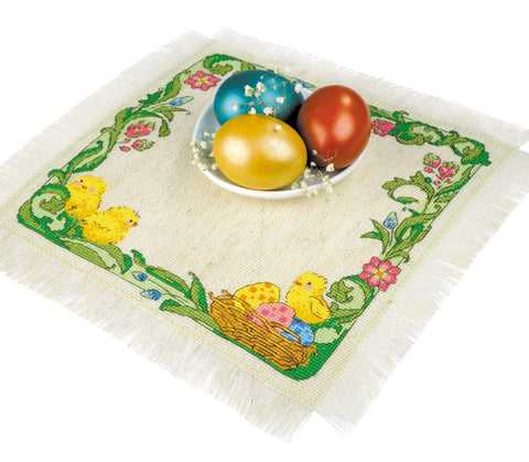 Easter Table Topper. Cross Stitch kit by RIOLIS Ref. no.: 2009