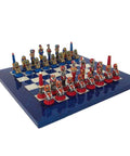 EGYPTIANS II: Metal Chess Set with Beautiful Briar Erable Wood Chessboard - Hobby.lt 🇬🇧