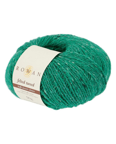 Electric Green Felted Tweed 203 – Rowan DK Merino Alpaca Wool Yarn 50g Skein