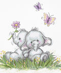 Elephant Couple SB1184 - Cross Stitch Kit - Hobby.lt 🇬🇧